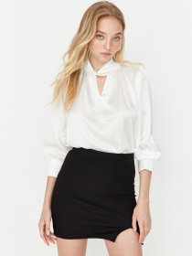 Спідниця міні Trendyol модель TWOAW23ET00147/Siyah Фото