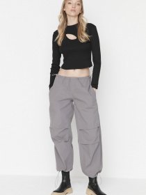 Карго Trendyol модель TWOAW23JE00738/Gri Фото