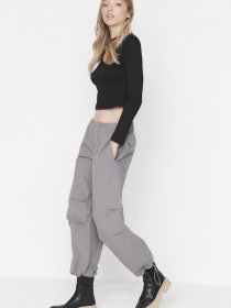 Карго Trendyol модель TWOAW23JE00738/Gri Фото