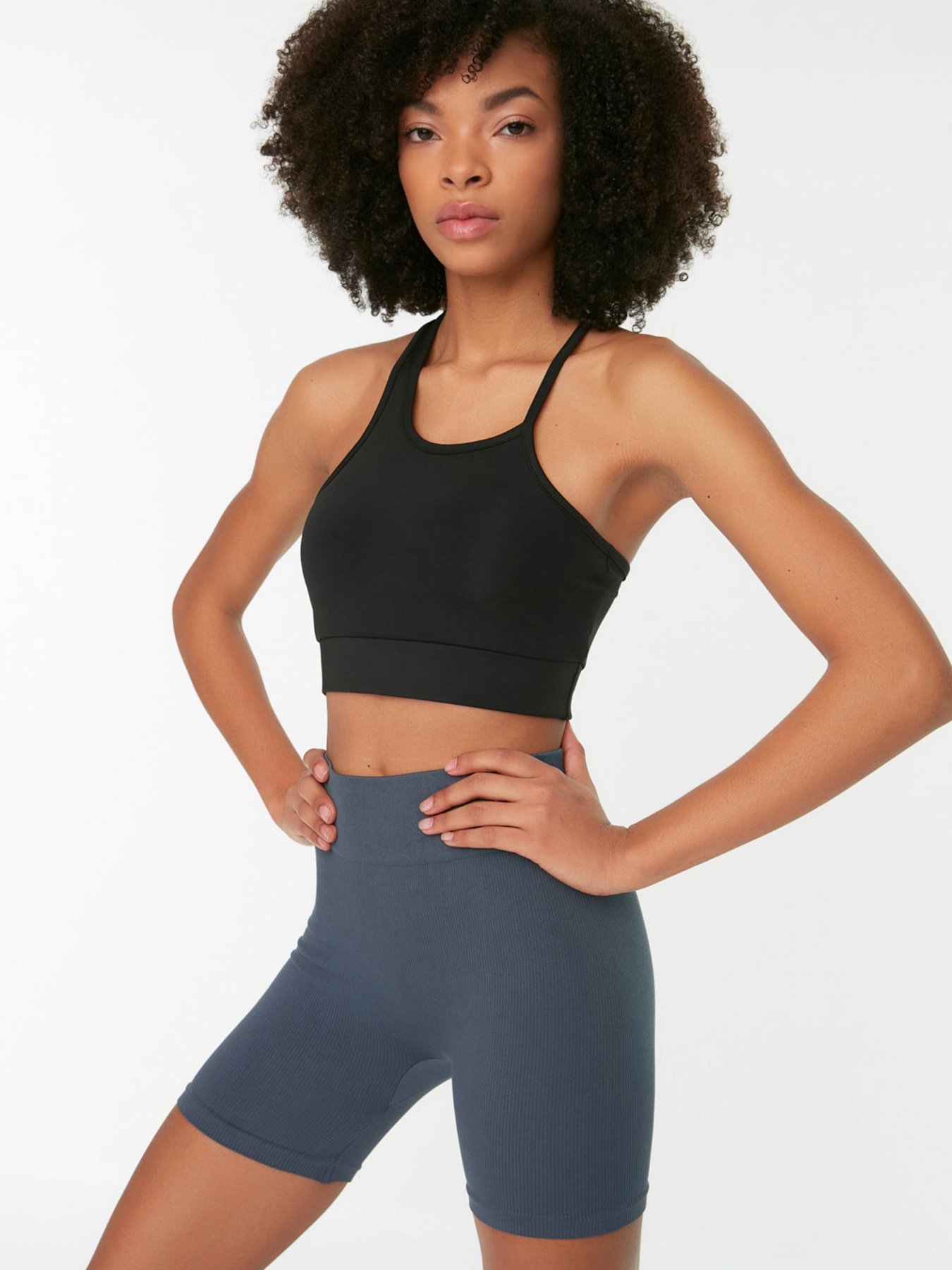 Велосипедки Trendyol модель TWOSS21SR0707/Lacivert Фото