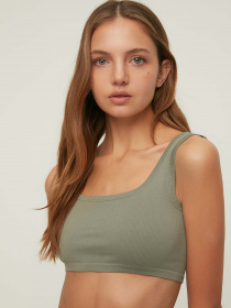 Топ спортивний Trendyol модель TWOSS21SS0008/Haki Фото