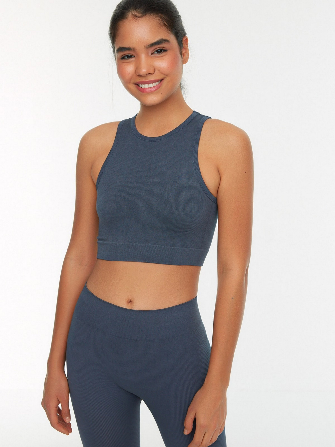 Топ спортивний Trendyol модель TWOSS21SS0024/Lacivert Фото