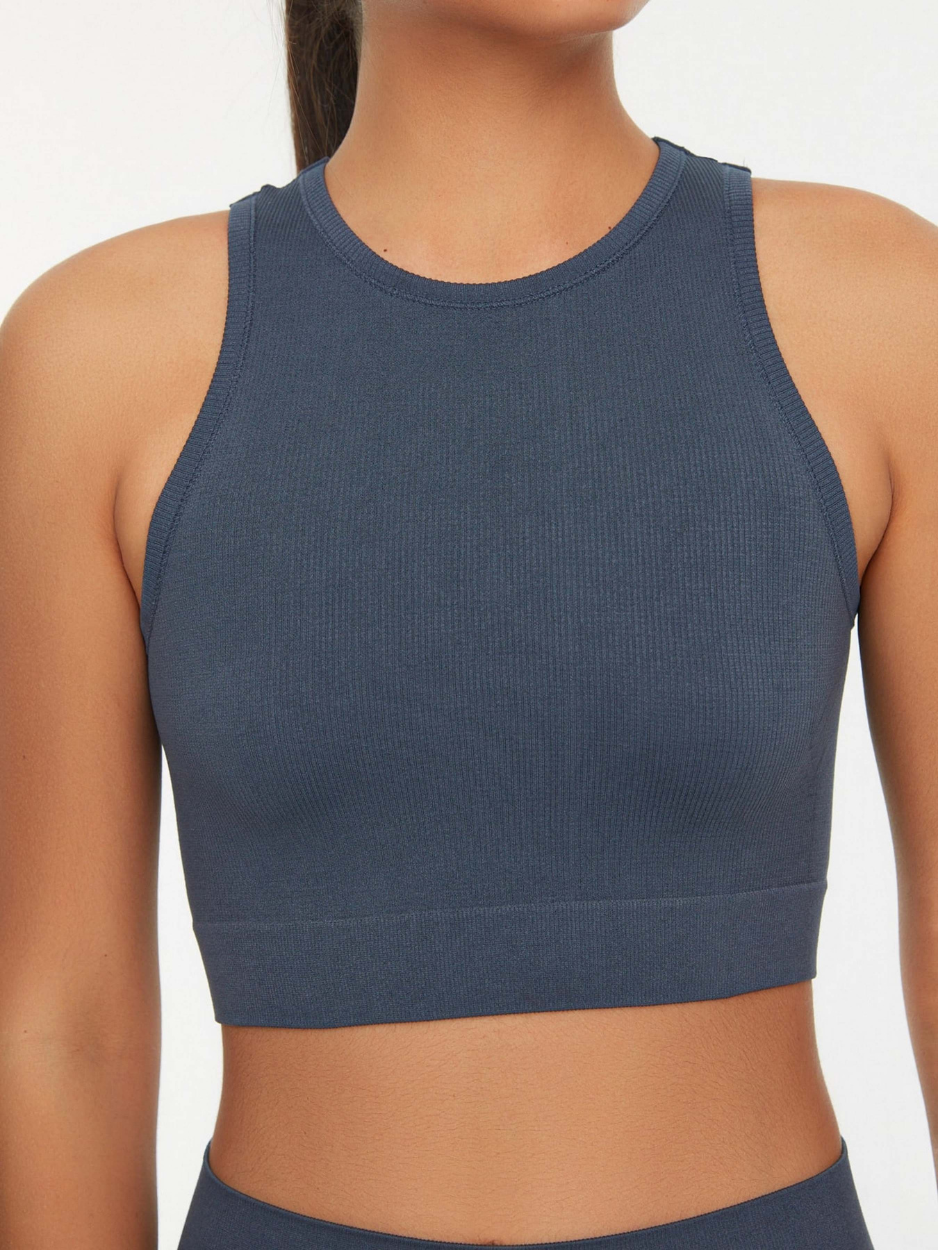 Топ спортивний Trendyol модель TWOSS21SS0024/Lacivert Фото