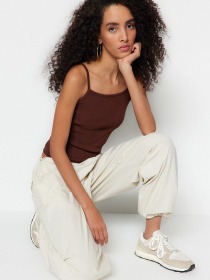 Майка Trendyol модель TWOSS22AL0130/Kahverengi Фото