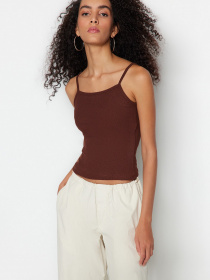 Майка Trendyol модель TWOSS22AL0130/Kahverengi Фото