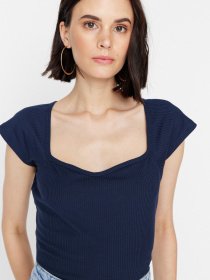 Топ Trendyol модель TWOSS22BZ1454/Lacivert Фото