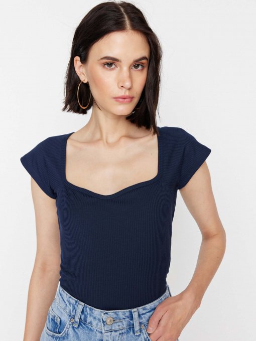 Топ Trendyol модель TWOSS22BZ1454/Lacivert Фото