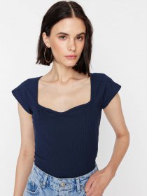 Топ Trendyol модель TWOSS22BZ1454/Lacivert Фото