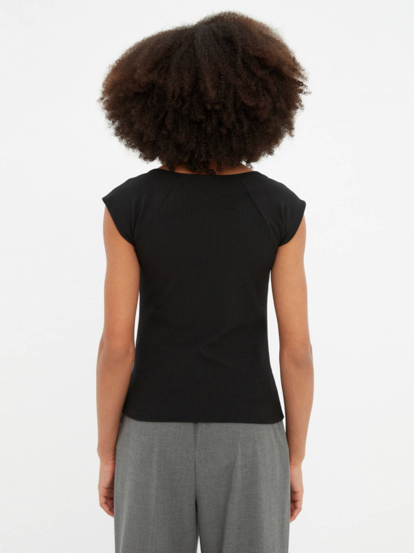 Топ Trendyol модель TWOSS22BZ1454/Siyah Фото