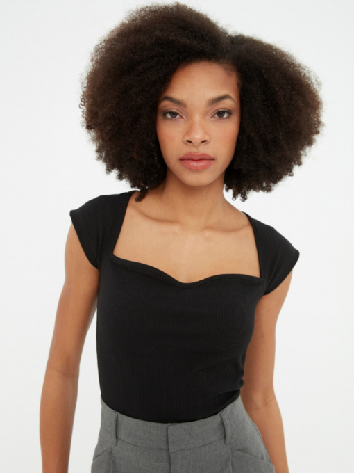 Топ Trendyol модель TWOSS22BZ1454/Siyah Фото