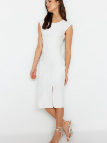 Платье миди Trendyol модель TWOSS22EL00341/Ekru Фото
