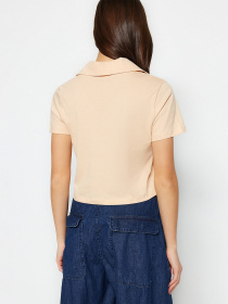 Футболка Trendyol модель TWOSS22TS0520/Bej Фото