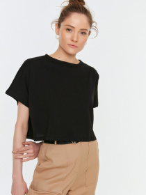 Футболка Trendyol модель TWOSS22TS1113/Siyah Фото