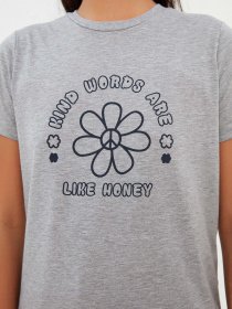 Футболка Trendyol модель TWOSS22TS2031/Gri Фото