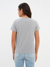 Футболка Trendyol модель TWOSS22TS2031/Gri Фото