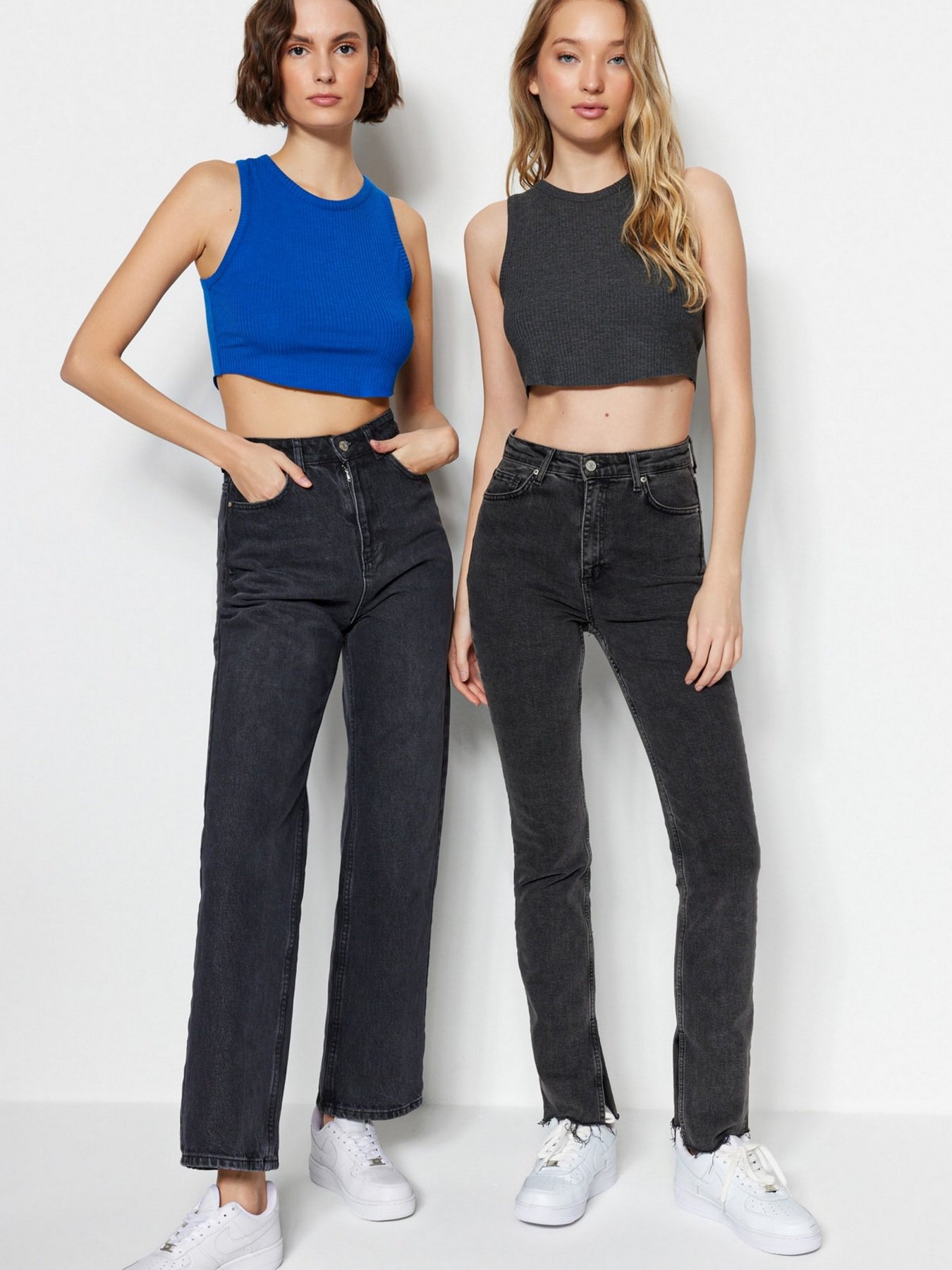 Топ Trendyol модель TWOSS23AL00026/Lacivert-Fume Фото