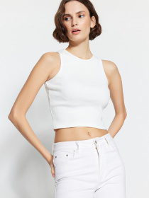 Топ Trendyol модель TWOSS23AL00028/Kahverengi-Cok Фото