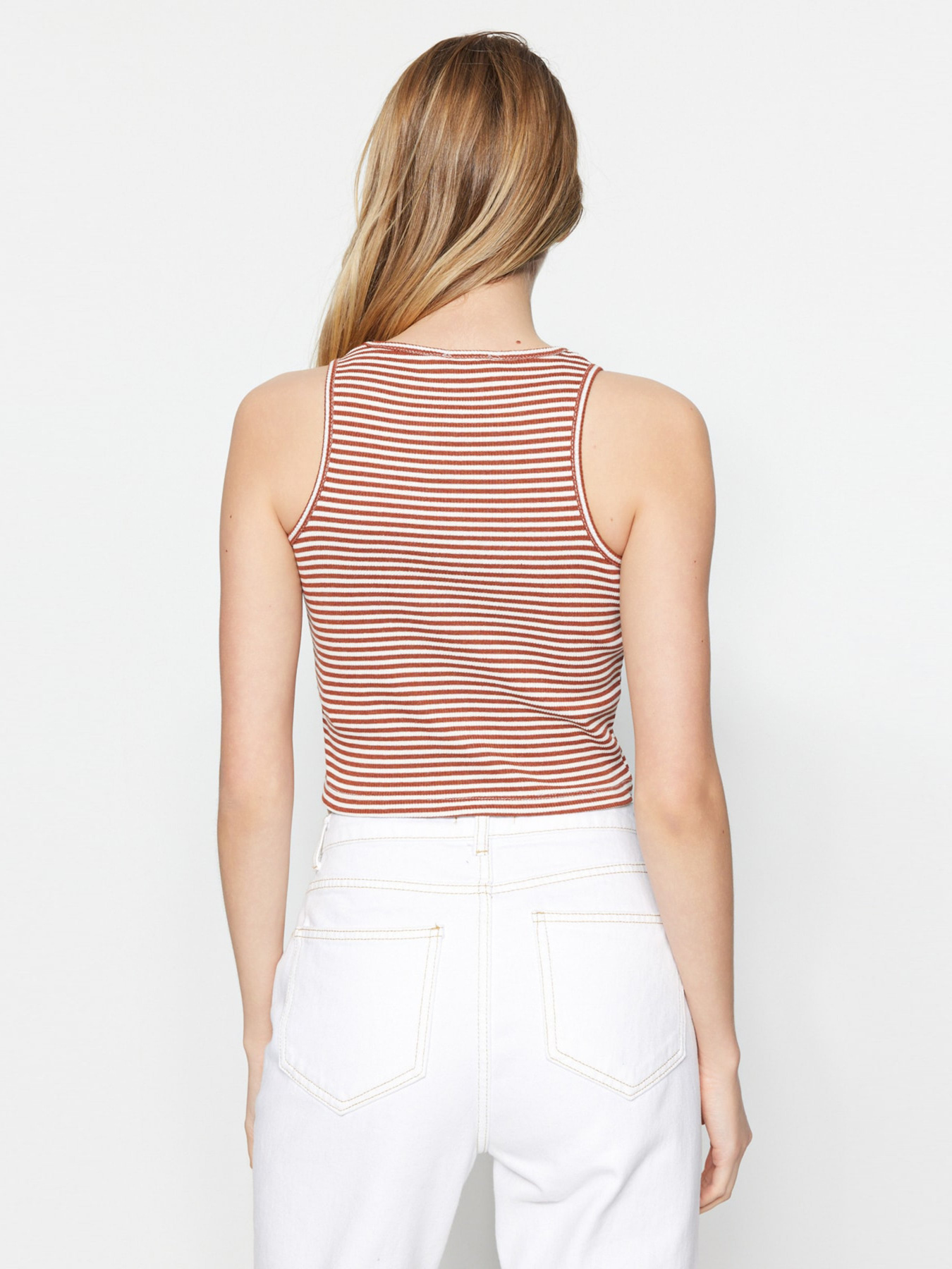 Топ Trendyol модель TWOSS23AL00028/Kahverengi-Cok Фото