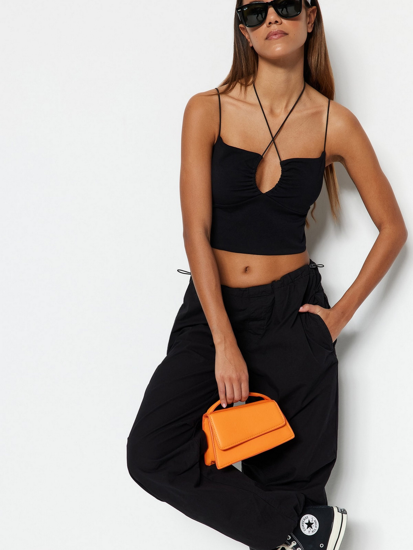 Топ Trendyol модель TWOSS23AL00046/Siyah Фото