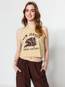 Топ Trendyol модель TWOSS23AL00049/Bej Фото