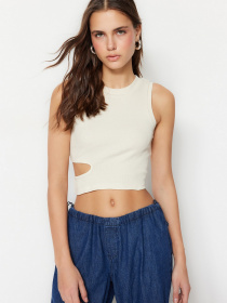 Топ Trendyol модель TWOSS23AL00062/Ekru Фото