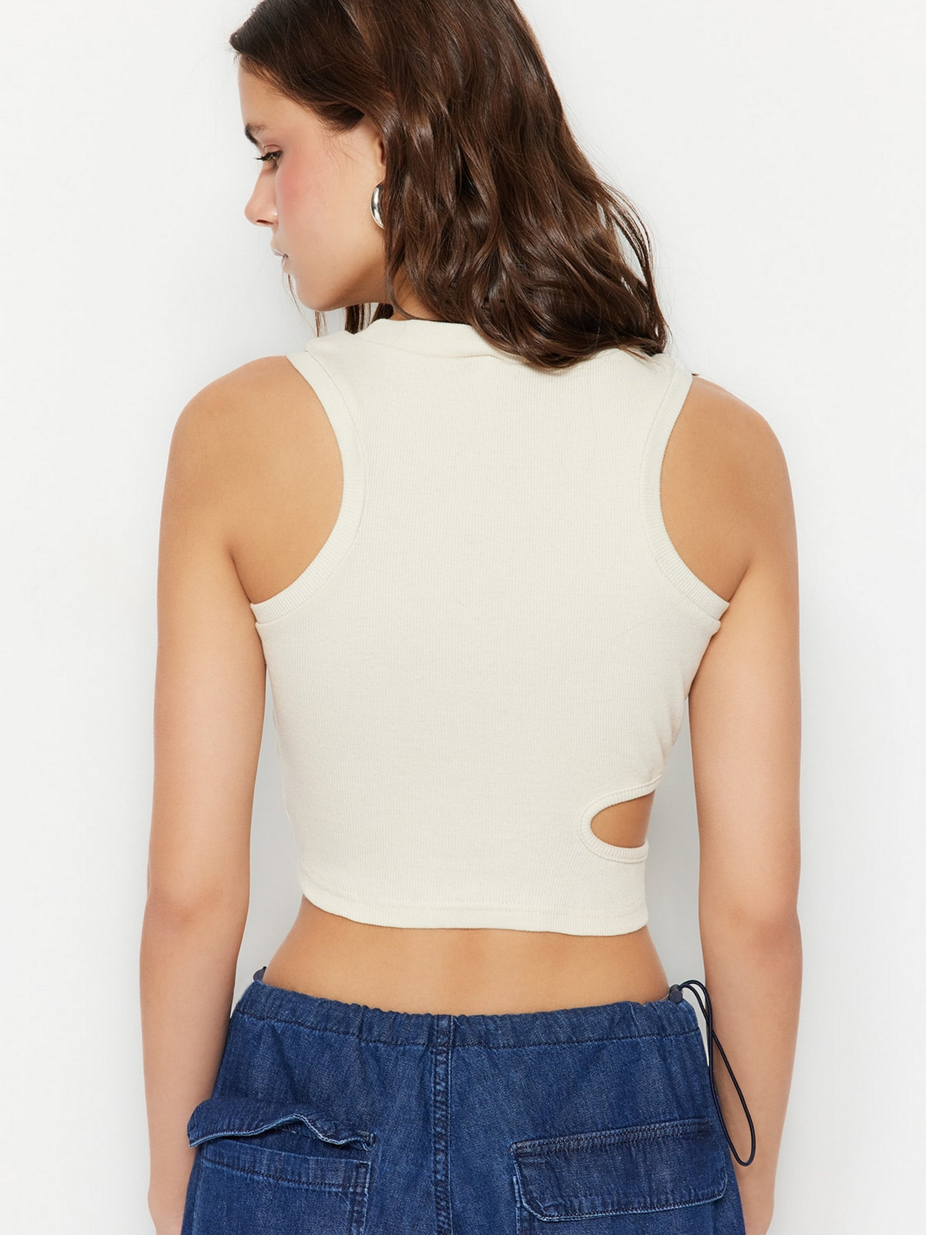 Топ Trendyol модель TWOSS23AL00062/Ekru Фото