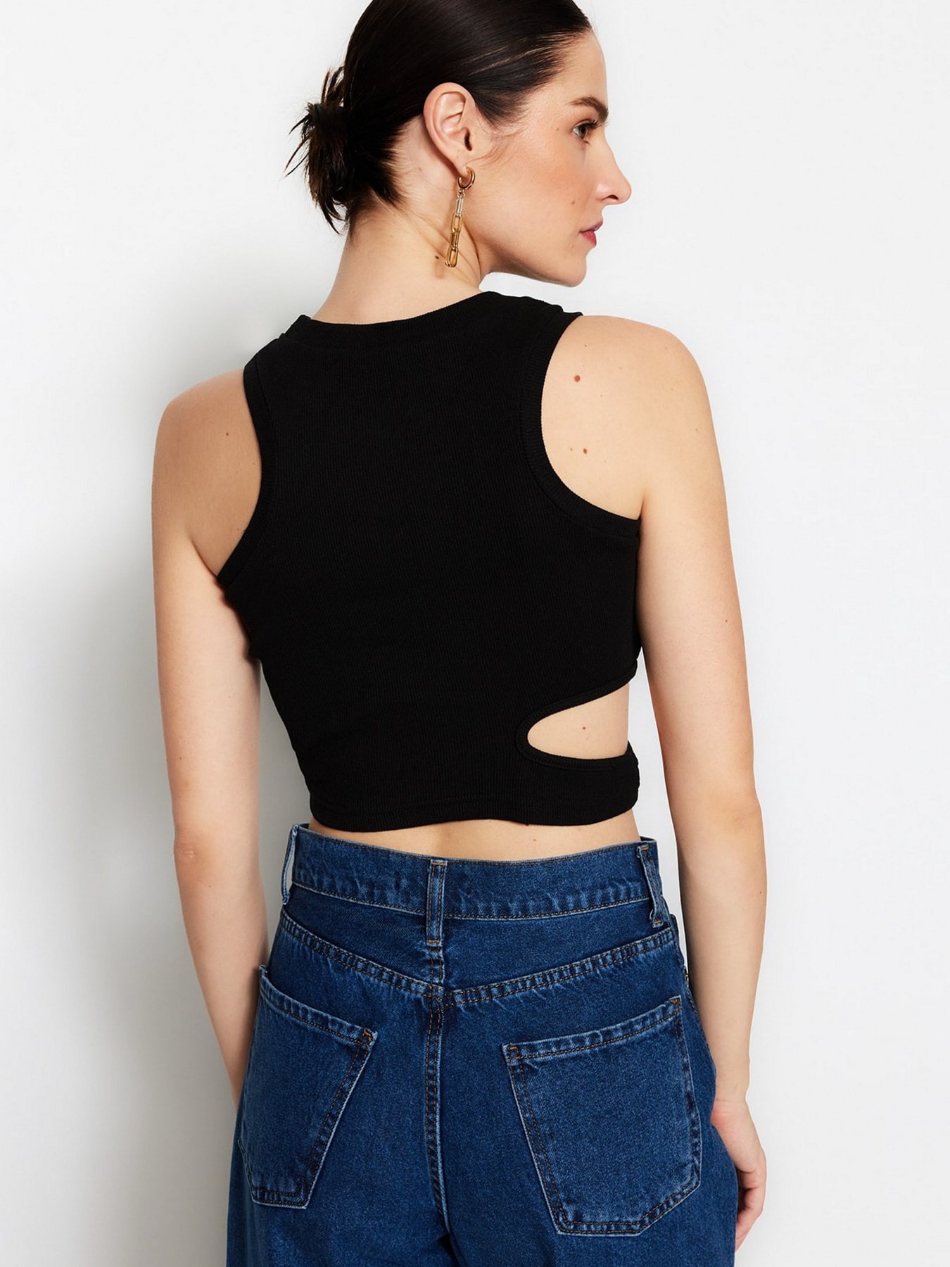 Топ Trendyol модель TWOSS23AL00062/Siyah Фото