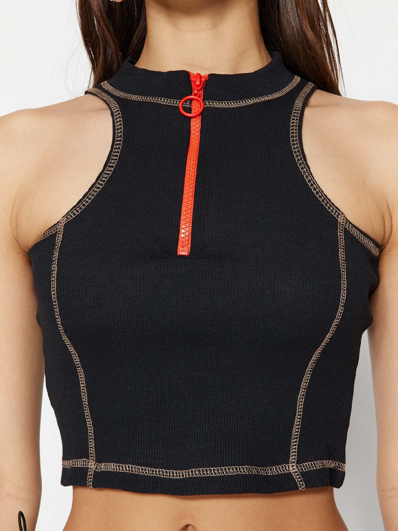 Топ Trendyol модель TWOSS23AL00070/Siyah Фото