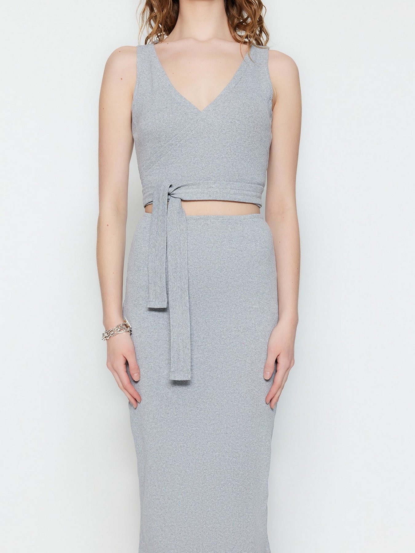 Костюм Trendyol модель TWOSS23AU00020/Gri Melanj Фото