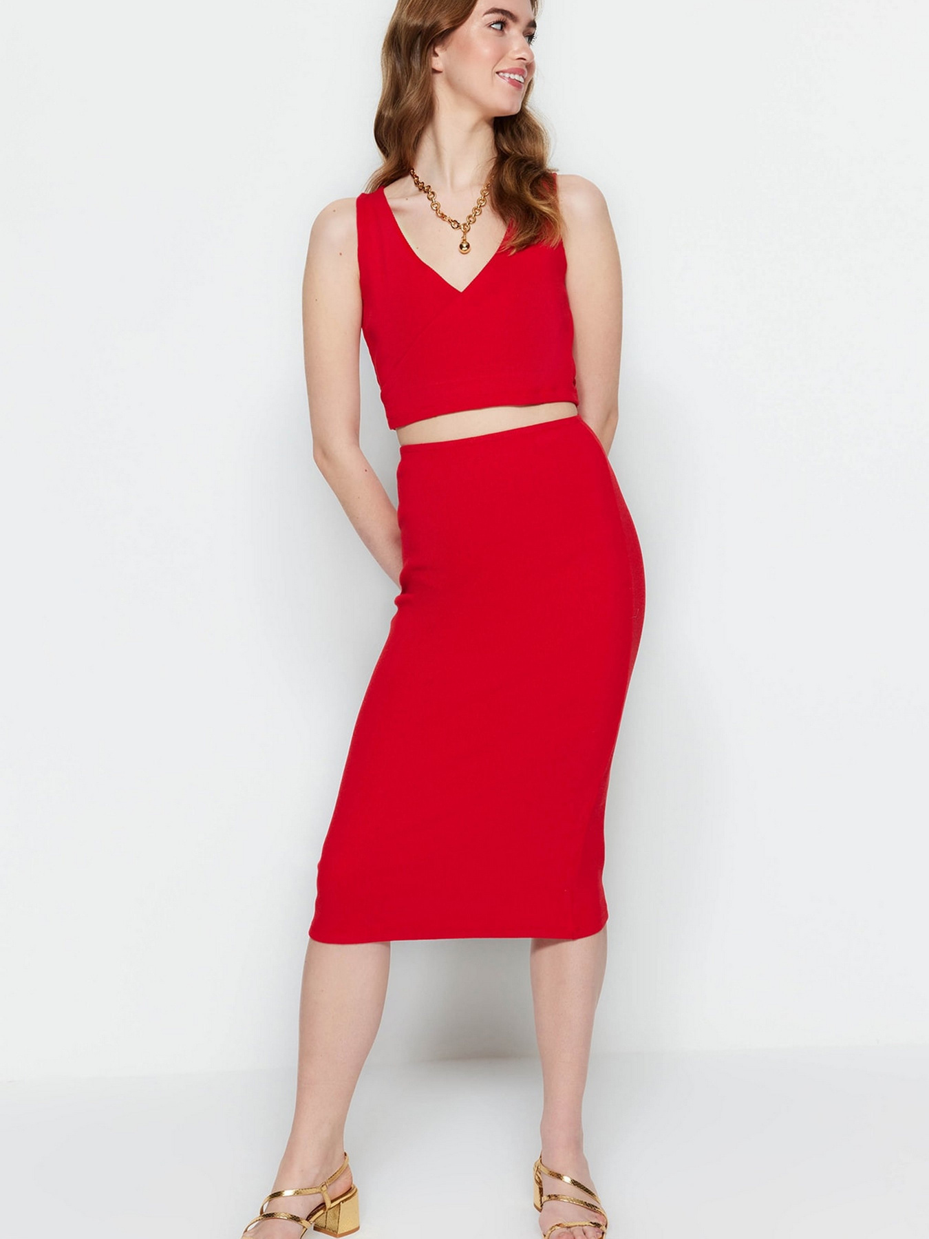 Костюм Trendyol модель TWOSS23AU00020/Kirmizi Фото