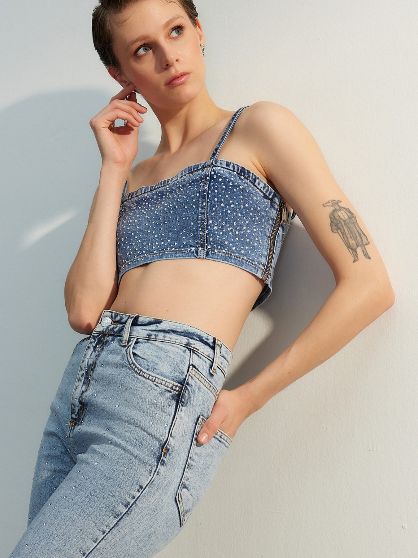 Топ Trendyol модель TWOSS23BS00016/Mavi Фото