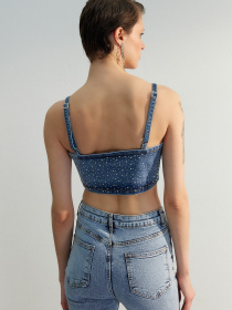 Топ Trendyol модель TWOSS23BS00016/Mavi Фото