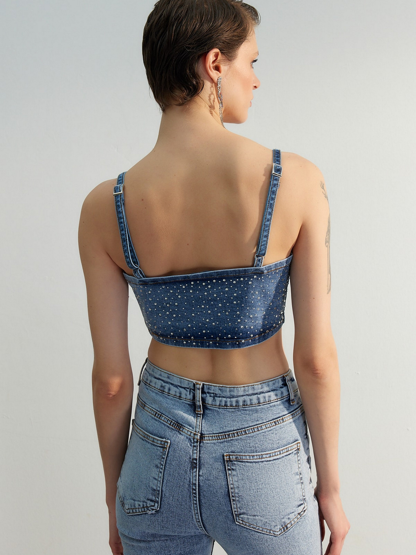 Топ Trendyol модель TWOSS23BS00016/Mavi Фото