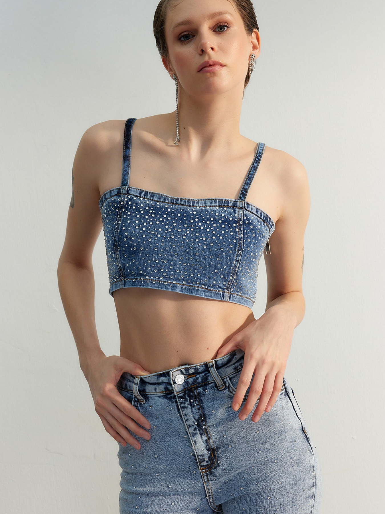 Топ Trendyol модель TWOSS23BS00016/Mavi Фото