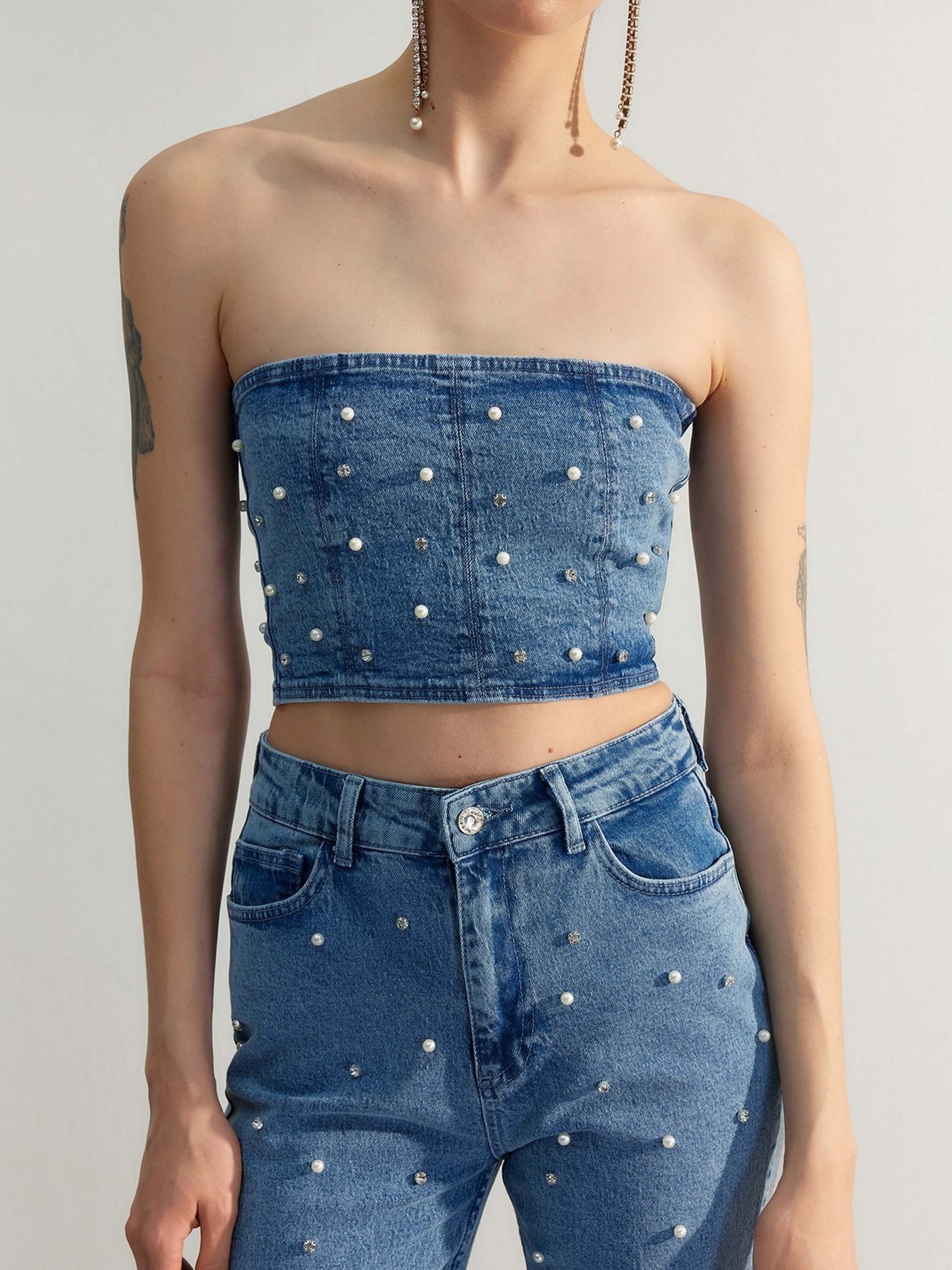 Топ Trendyol модель TWOSS23BS00018/Mavi Фото