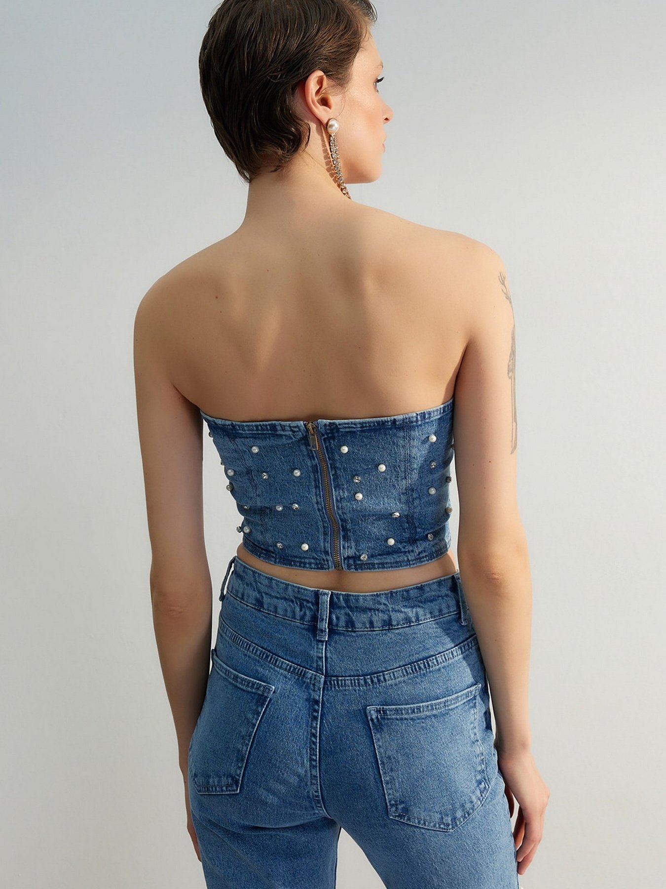 Топ Trendyol модель TWOSS23BS00018/Mavi Фото