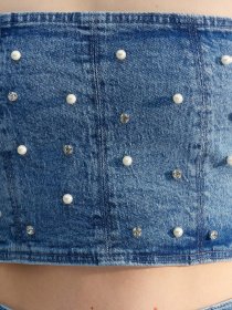 Топ Trendyol модель TWOSS23BS00018/Mavi Фото