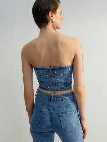 Топ Trendyol модель TWOSS23BS00018/Mavi Фото