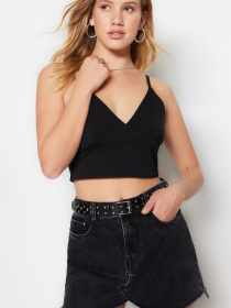 Топ Trendyol модель TWOSS23BS00021/Siyah Фото