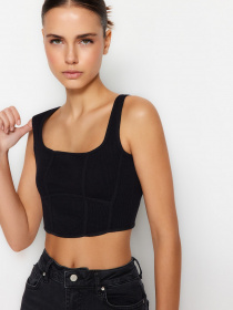 Топ Trendyol модель TWOSS23BS00022/Siyah Фото
