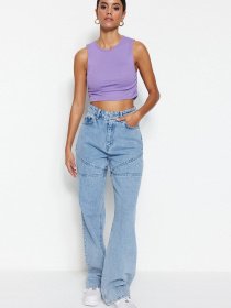 Топ Trendyol модель TWOSS23BZ00016/Lila Фото