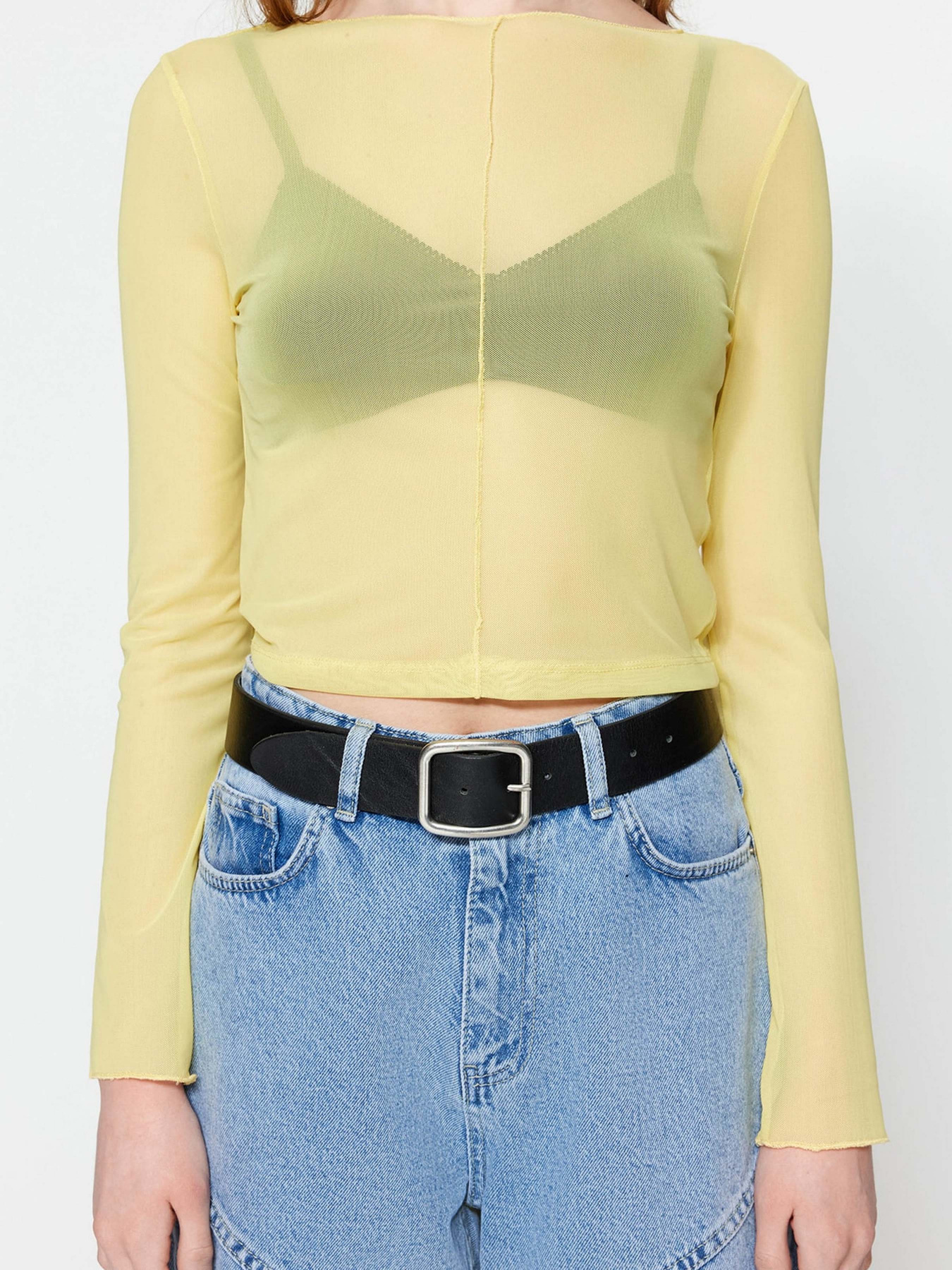 Топ Trendyol модель TWOSS23BZ00082/Lime Фото