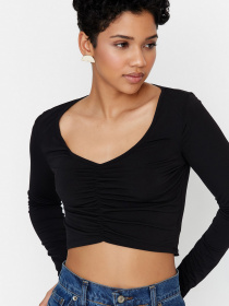 Топ Trendyol модель TWOSS23BZ00195/Siyah Фото