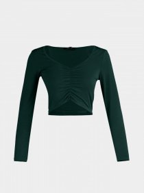 Топ Trendyol модель TWOSS23BZ00195/Zumrut Yesili Фото