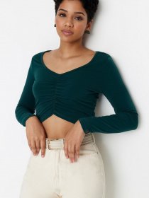 Топ Trendyol модель TWOSS23BZ00195/Zumrut Yesili Топ Trendyol модель TWOSS23BZ00195/Zumrut Yesili Фото