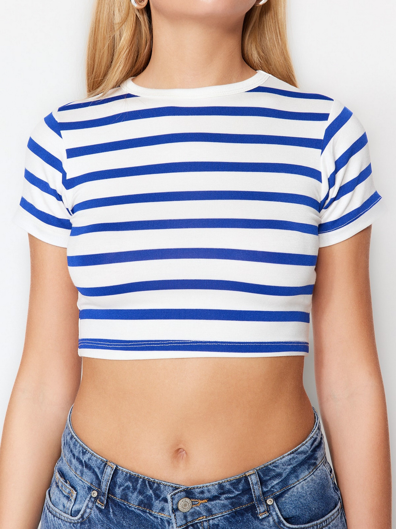 Топ Trendyol модель TWOSS23BZ00198/Lacivert Топ Trendyol модель TWOSS23BZ00198/Lacivert Фото