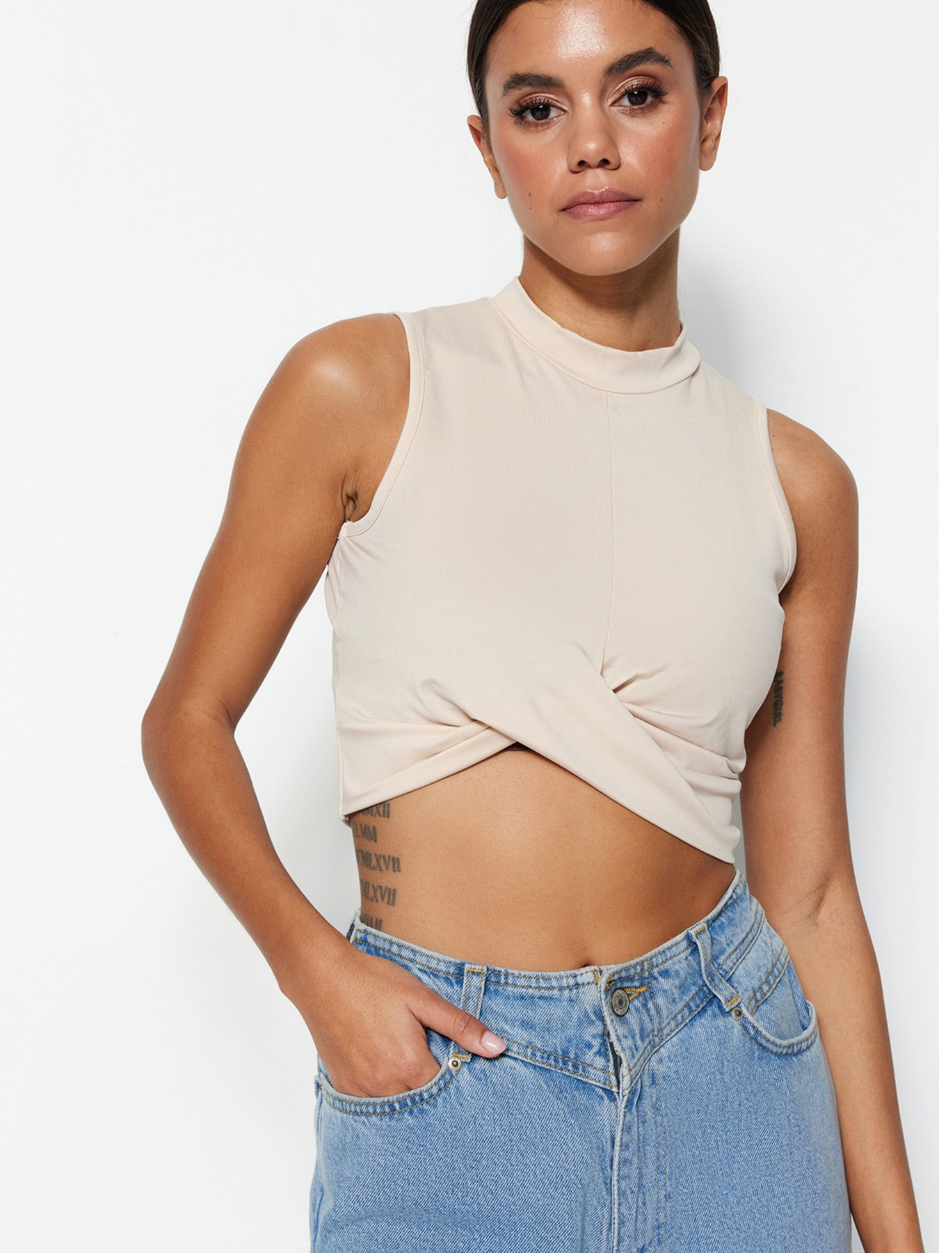 Топ Trendyol модель TWOSS23BZ00205/Tas Фото