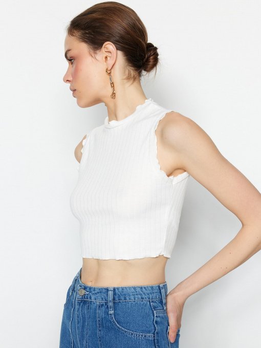 Топ Trendyol модель TWOSS23BZ00228/Ekru Фото