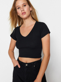 Топ Trendyol модель TWOSS23BZ00389/Siyah-Kirmizi Фото