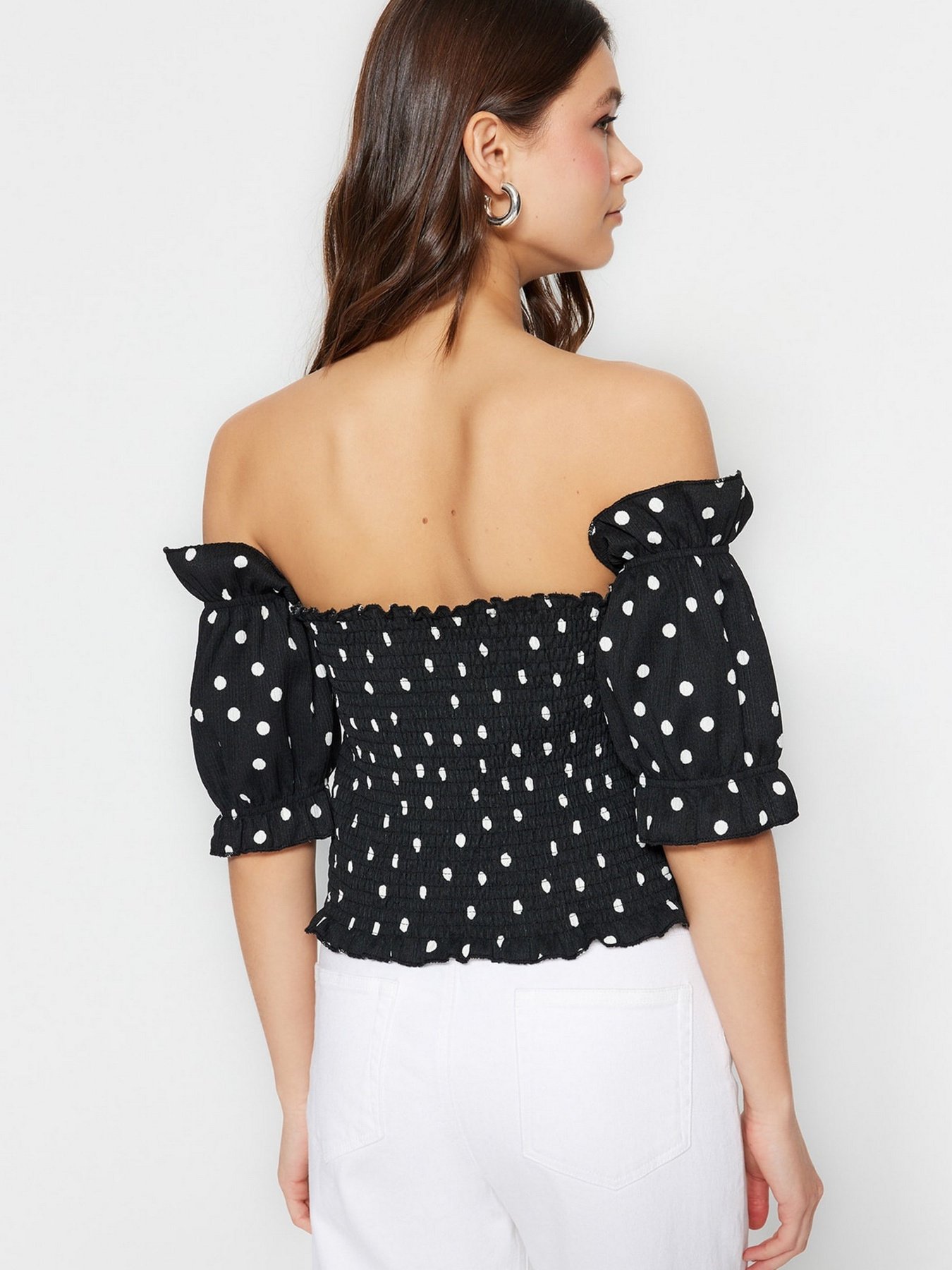 Топ Trendyol модель TWOSS23BZ00713/Siyah Фото